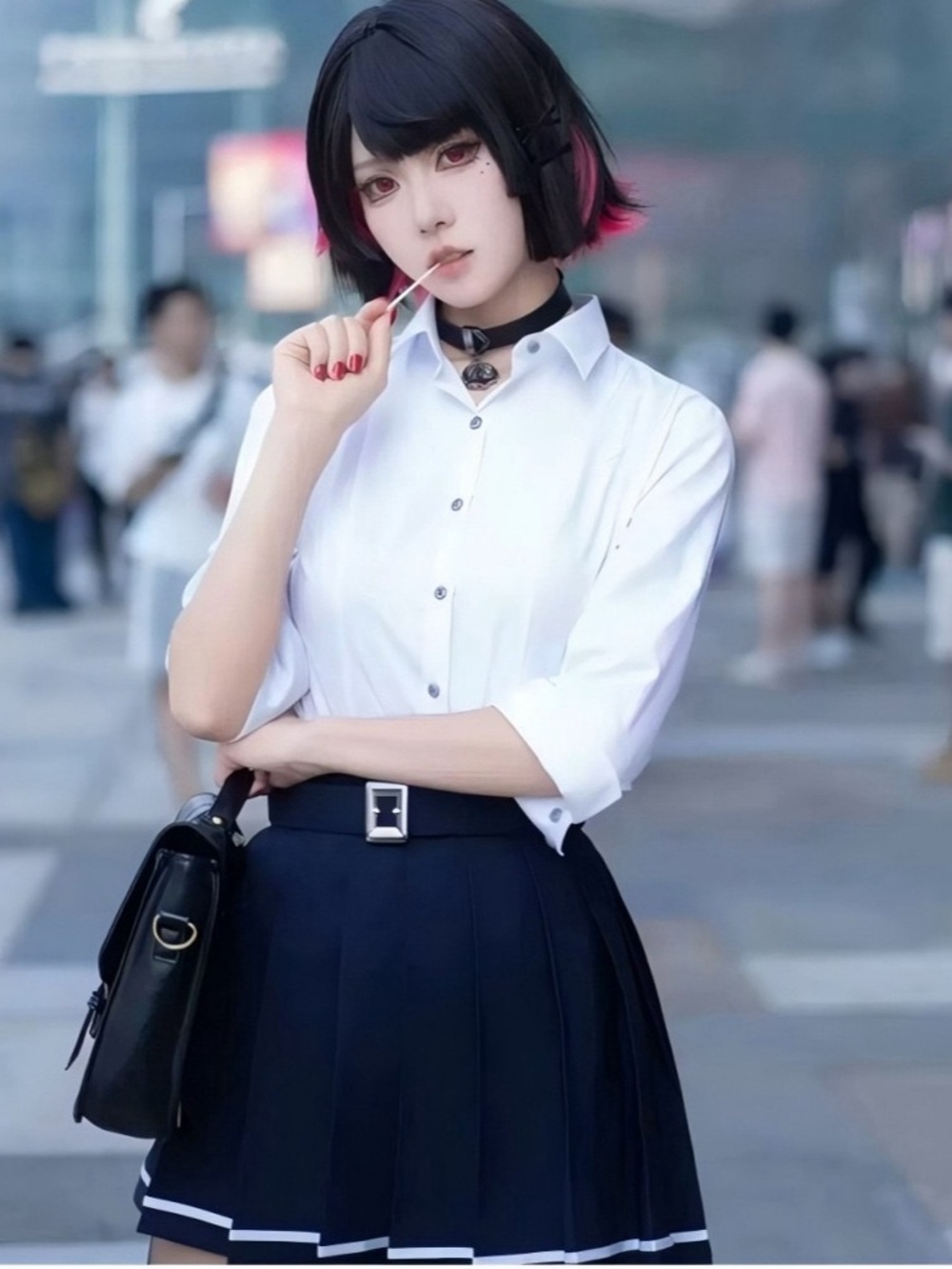 Game Zenless Zone Zero Ellen Joe Cosplay Costume Anime Top Skirt Jk Uniform